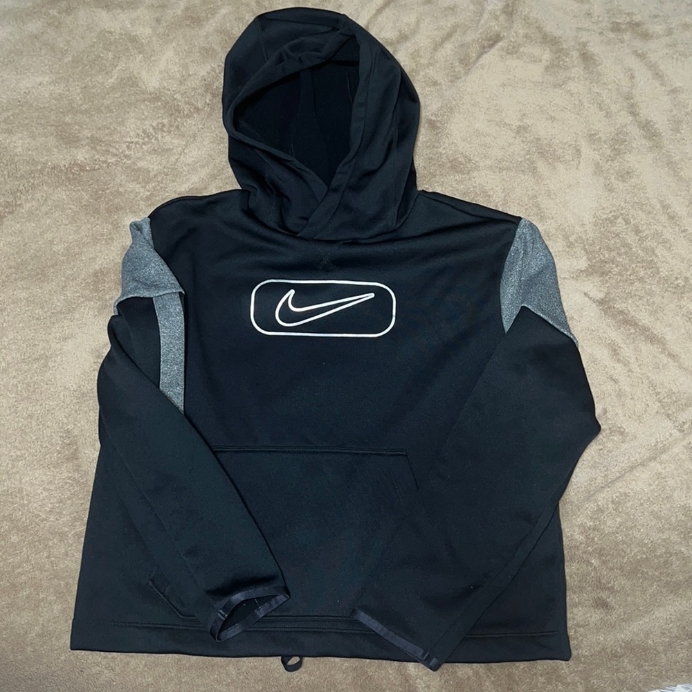 Nike Black and Gray Boys Hoodie